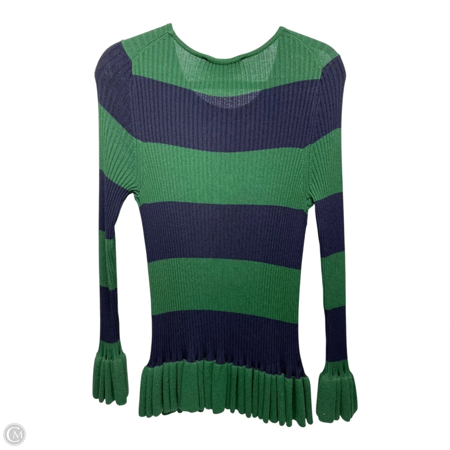 Sweater By Ann Taylor In Blue & Green, Size: M
