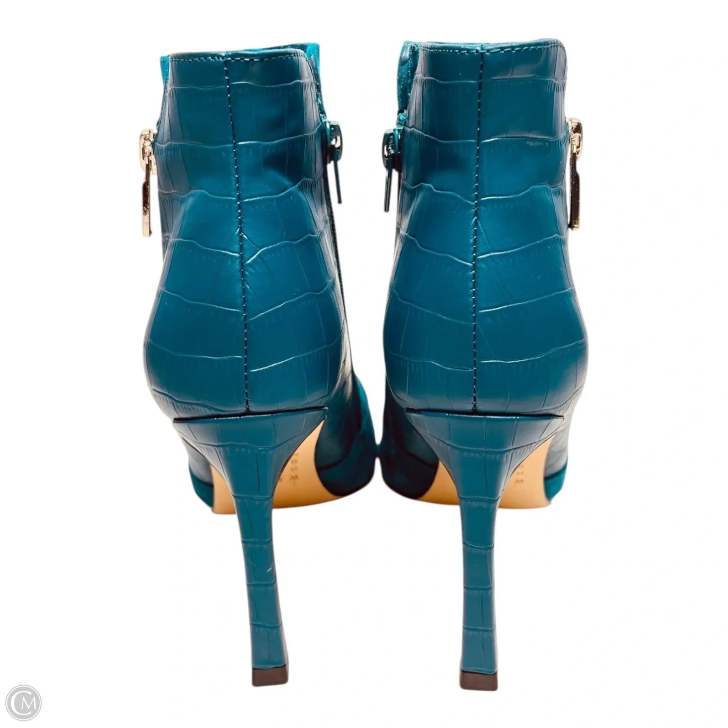 Boots Ankle Heels By White House Black Market In Teal, Size: 6.5