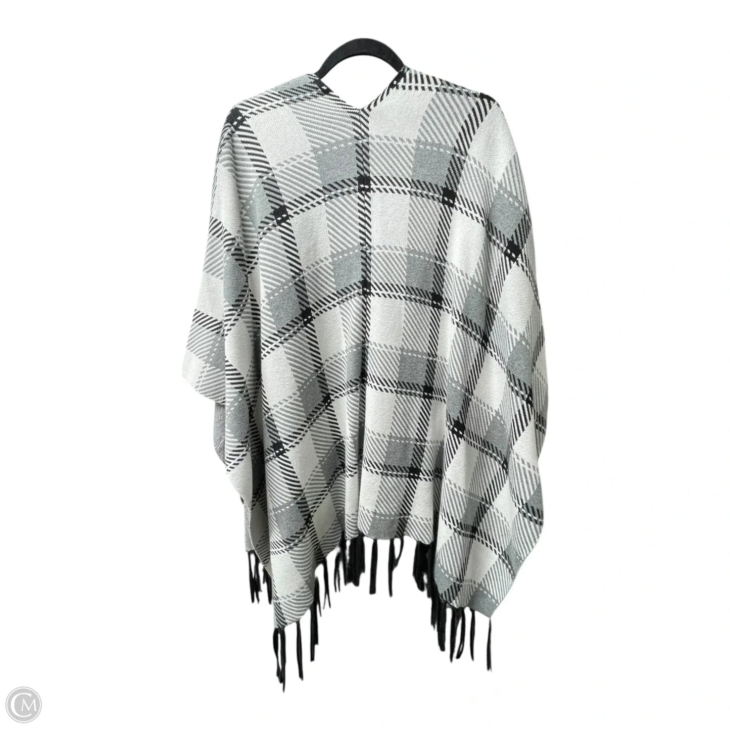 Poncho By White House Black Market In Black & White, Size: M