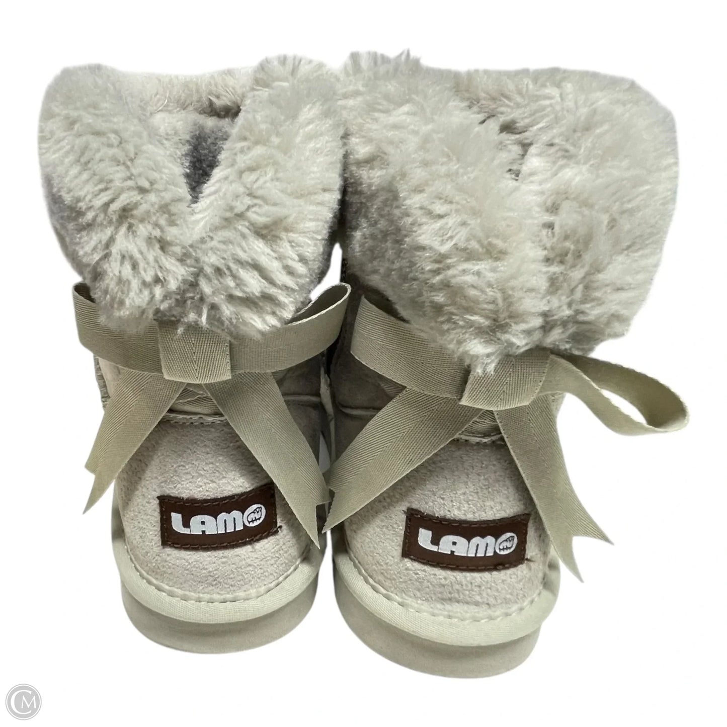 Boots Ankle Flats By Lamo In Grey, Size: 6