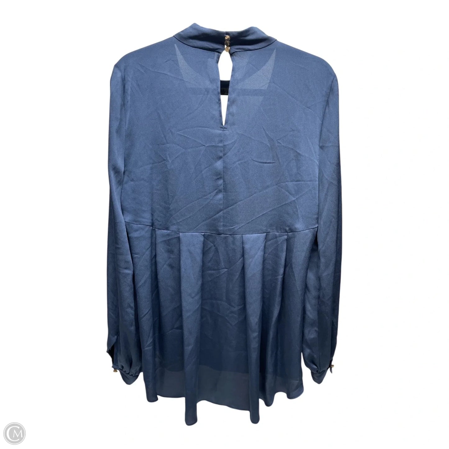 Top Long Sleeve By Vince Camuto In Blue, Size: M