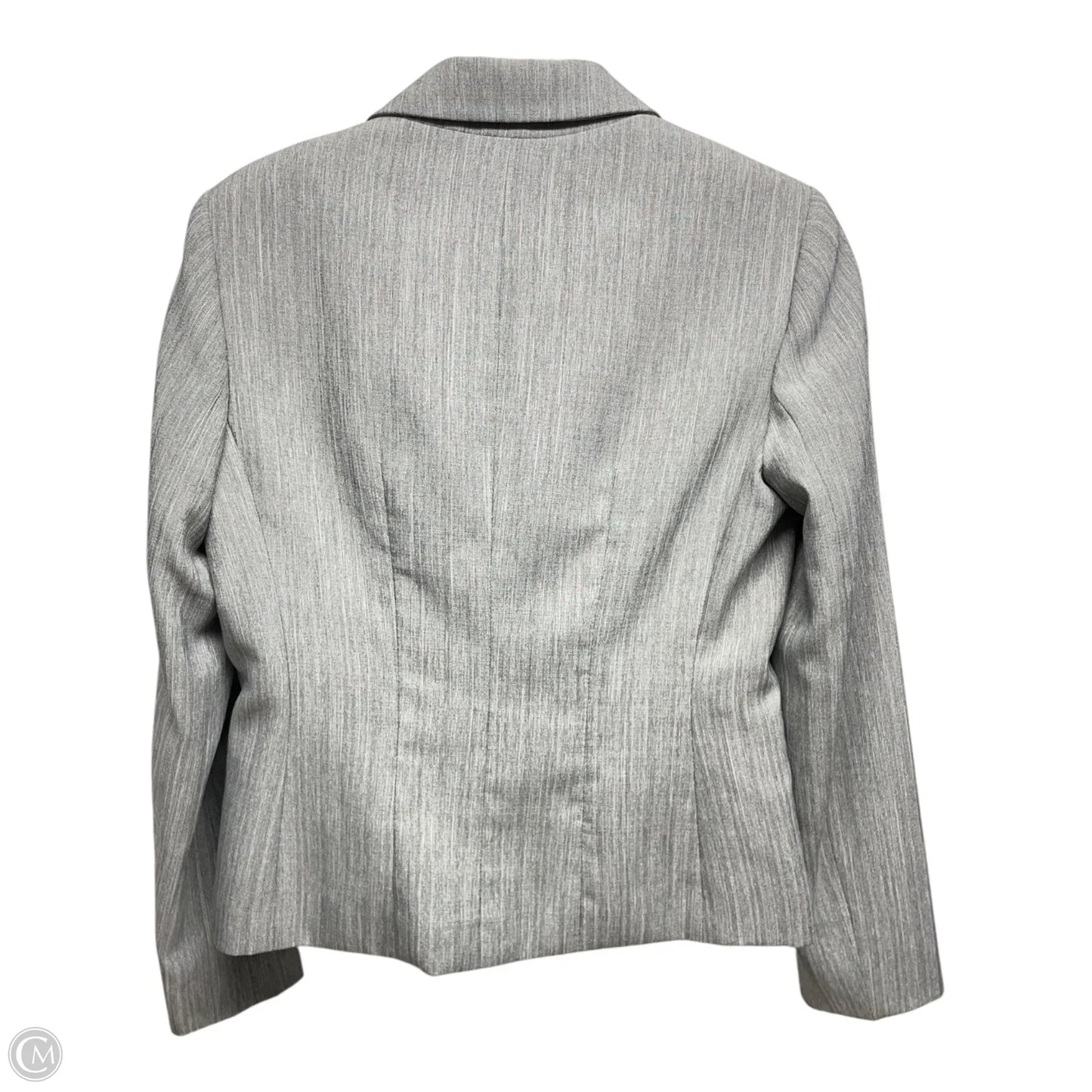 Blazer By Tahari By Arthur Levine In Grey, Size: 6