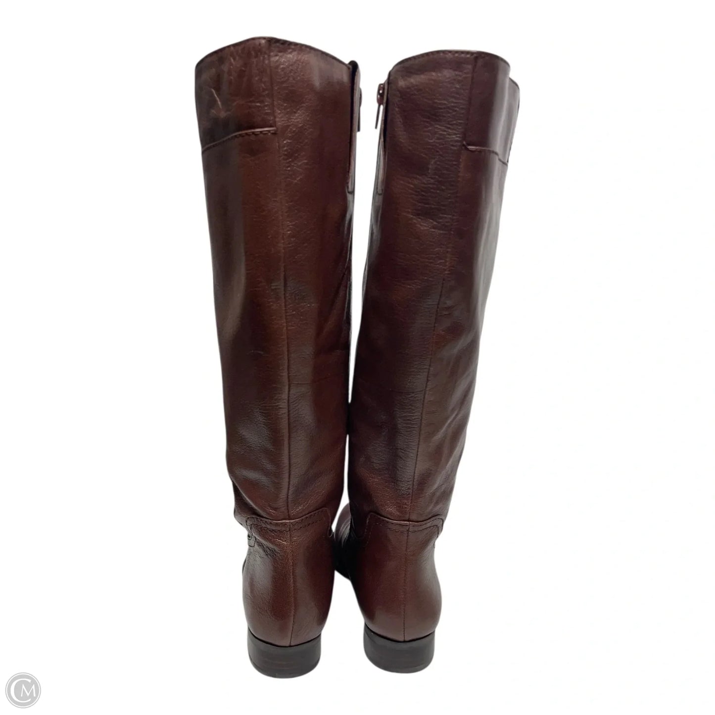 Boots Knee Flats By Nine West In Brown, Size: 7
