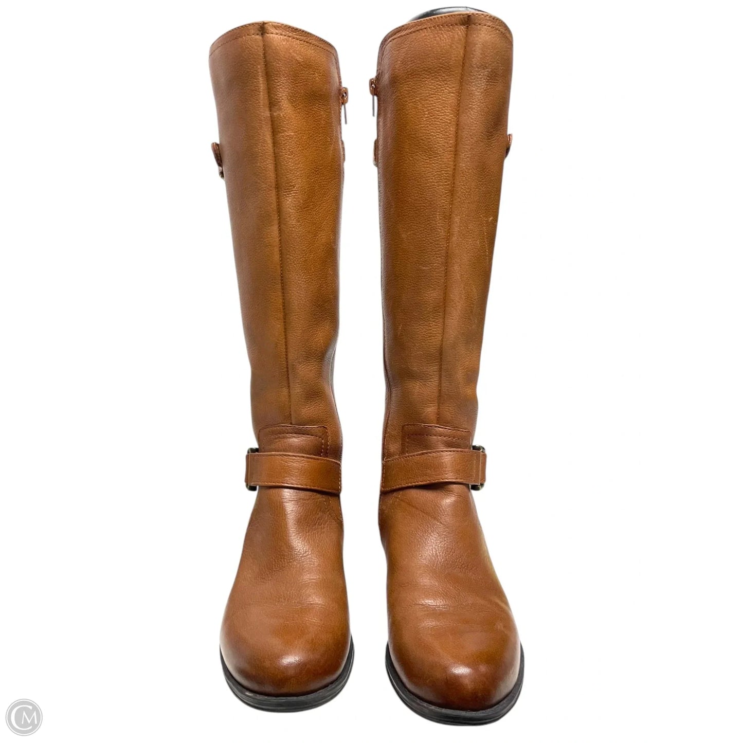 Boots Mid-calf Heels By Naturalizer In Brown, Size: 6.5