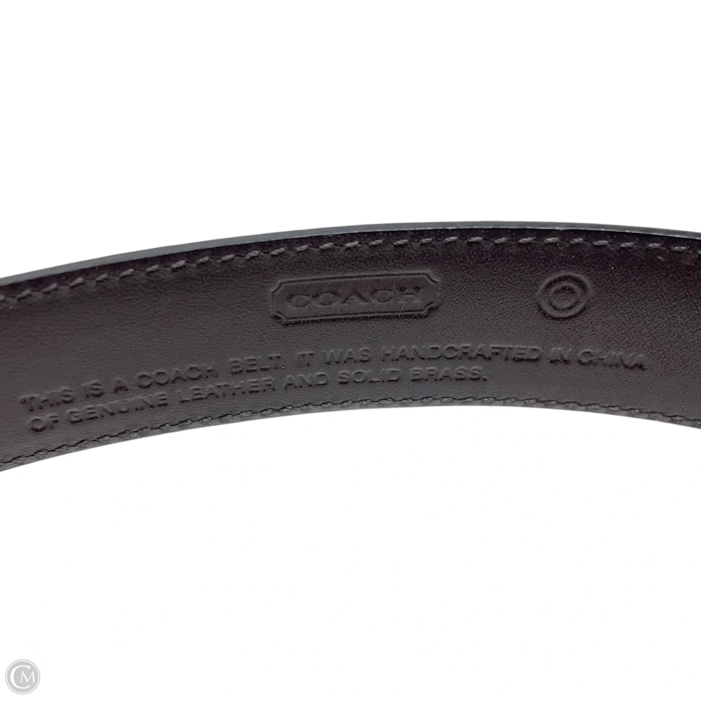 Belt Designer By Coach, Size: Large