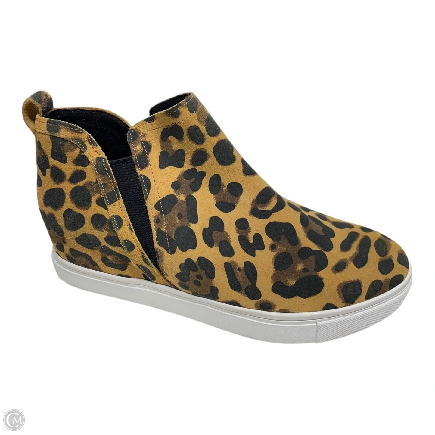 Boots Ankle Flats By Blondo In Animal Print, Size: 6.5