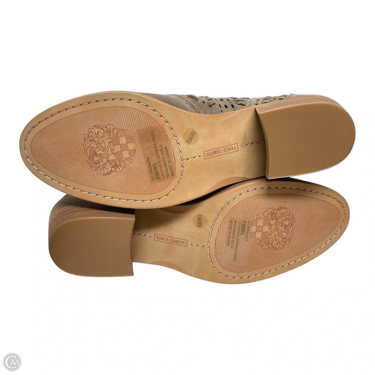 Shoes Heels Block By Vince Camuto In Taupe, Size: 6.5