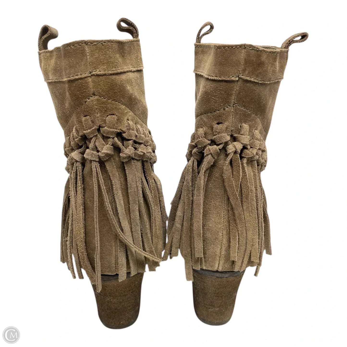 Boots Ankle Heels By Sbicca In Brown, Size: 8