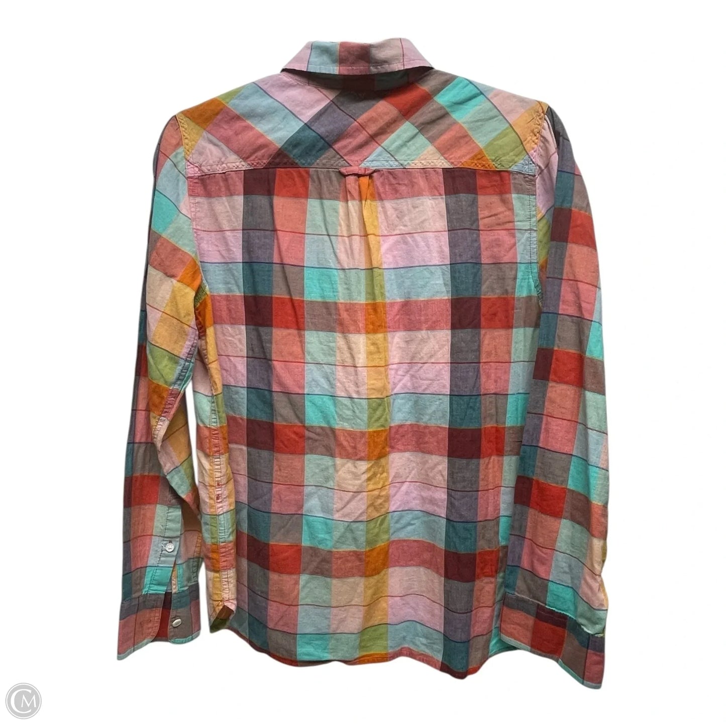 Top Long Sleeve By J. Crew In Multi-colored, Size: M