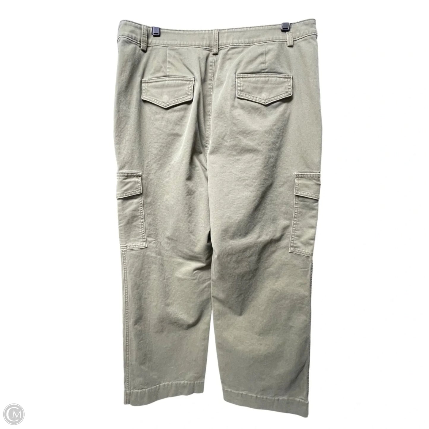 Pants Wide Leg By Loft In Green, Size: 14