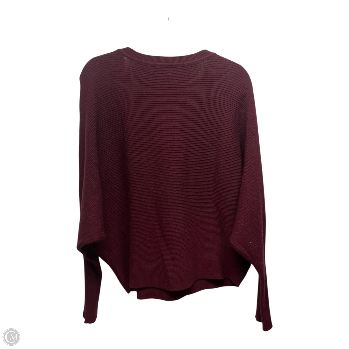 Sweater By Carmen By Carmen Marc Valvo In Maroon, Size: Xl