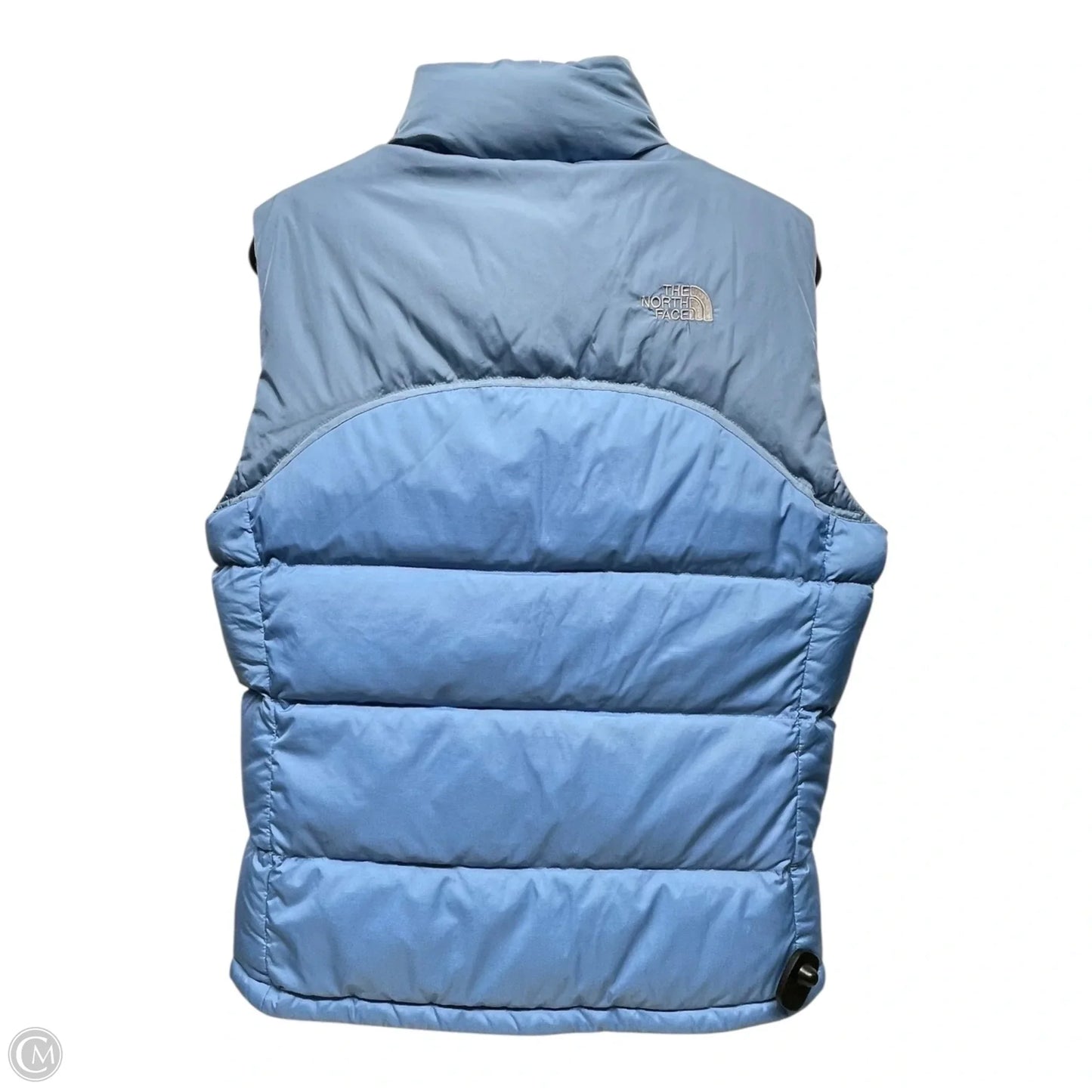 Vest Puffer & Quilted By The North Face In Blue & Grey, Size: L