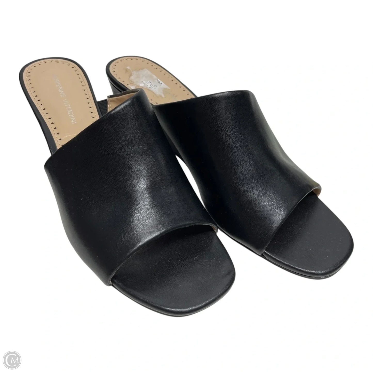 Sandals Heels Wedge By Adrienne Vittadini In Black, Size: 9.5