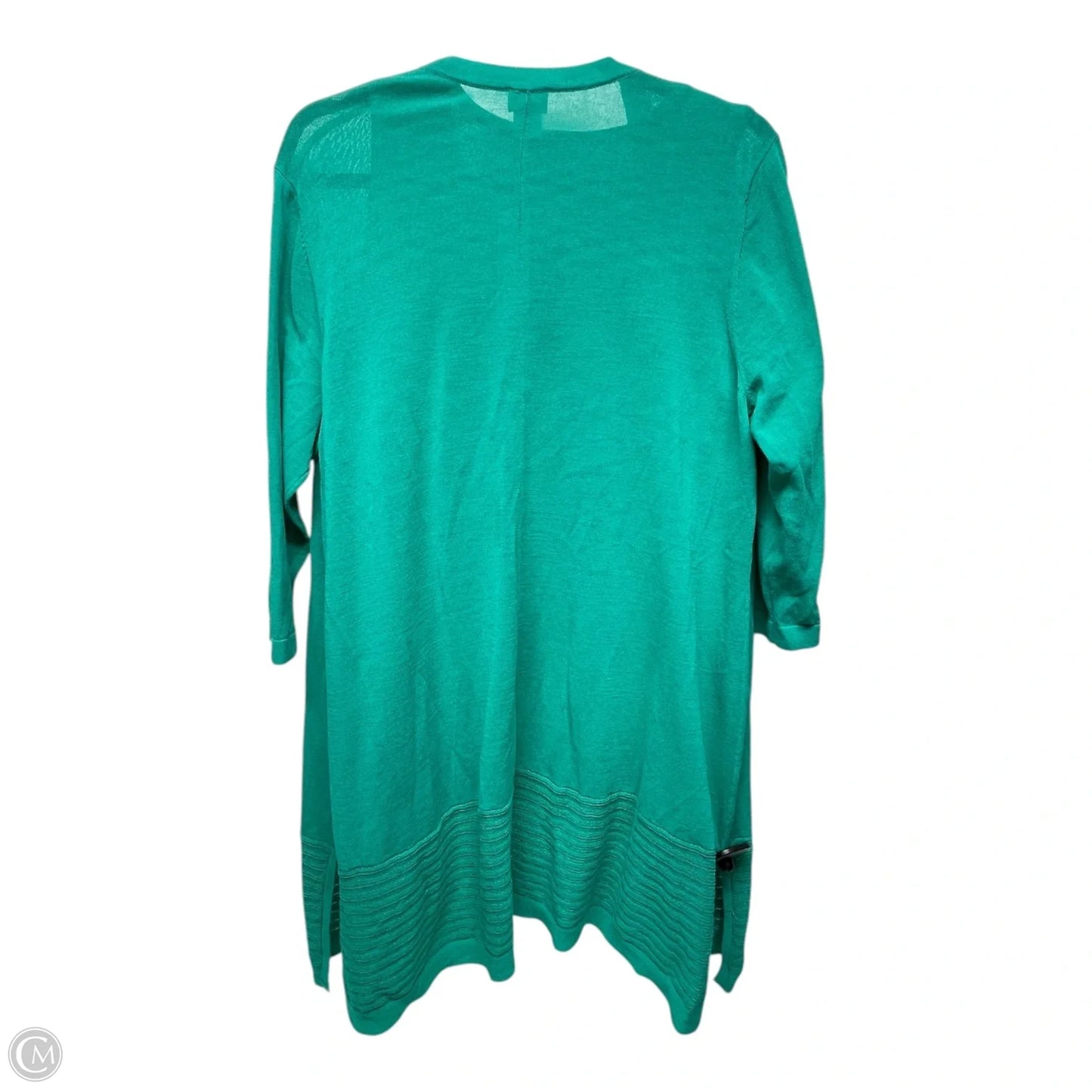 Top 2pc Long Sleeve By Chicos In Green, Size: L
