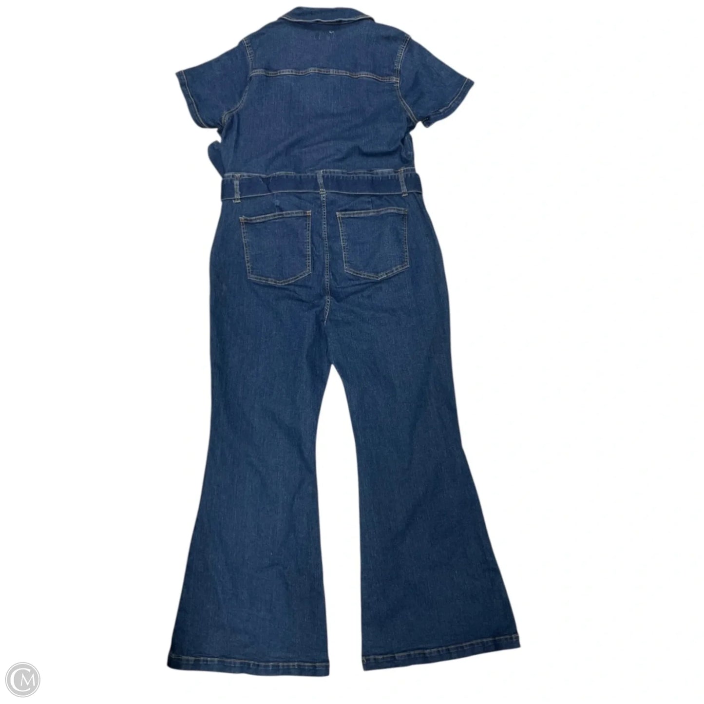 Jumpsuit By Ava & Viv In Blue Denim, Size: 2x