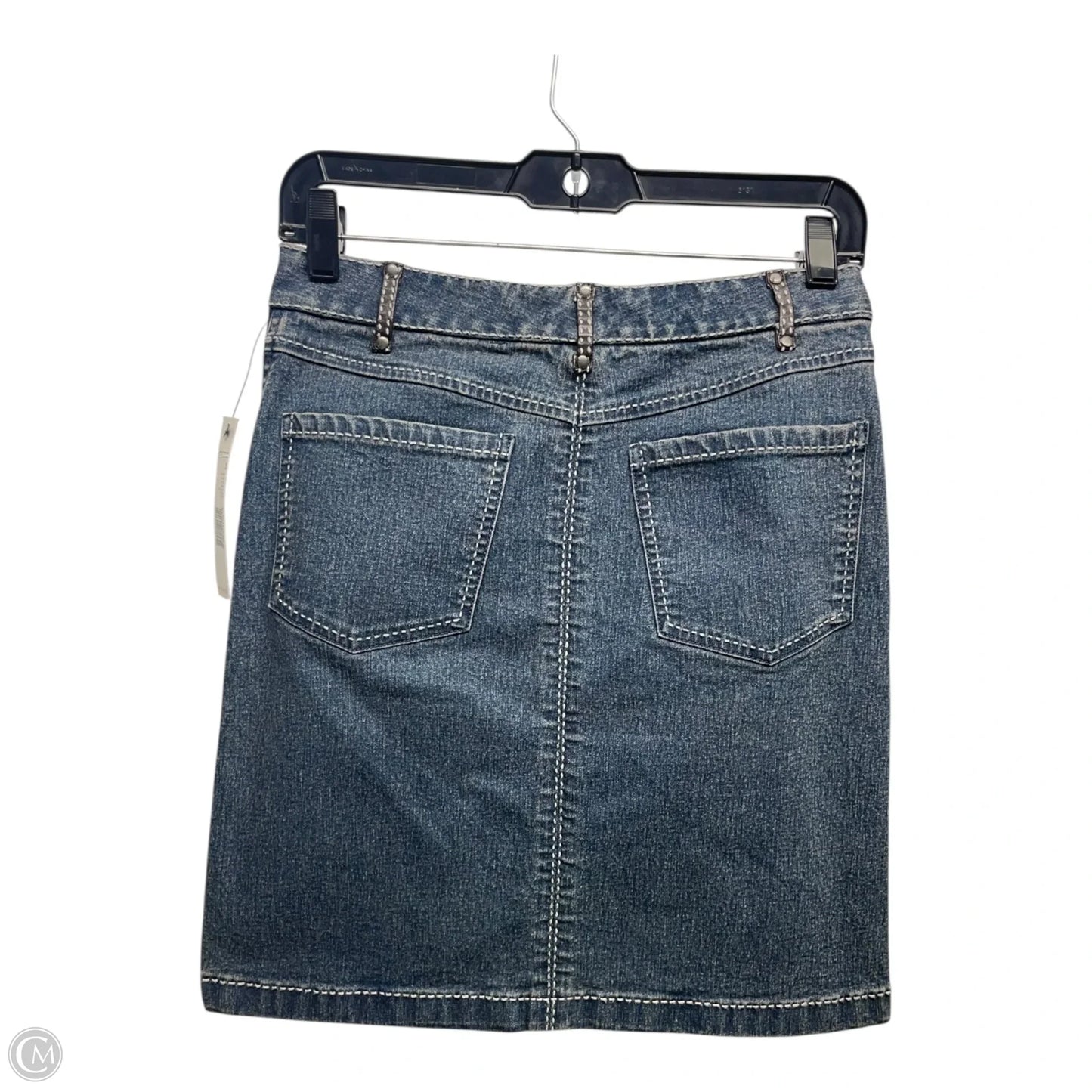 Skirt Mini & Short By Elie Tahari In Blue Denim, Size: 2