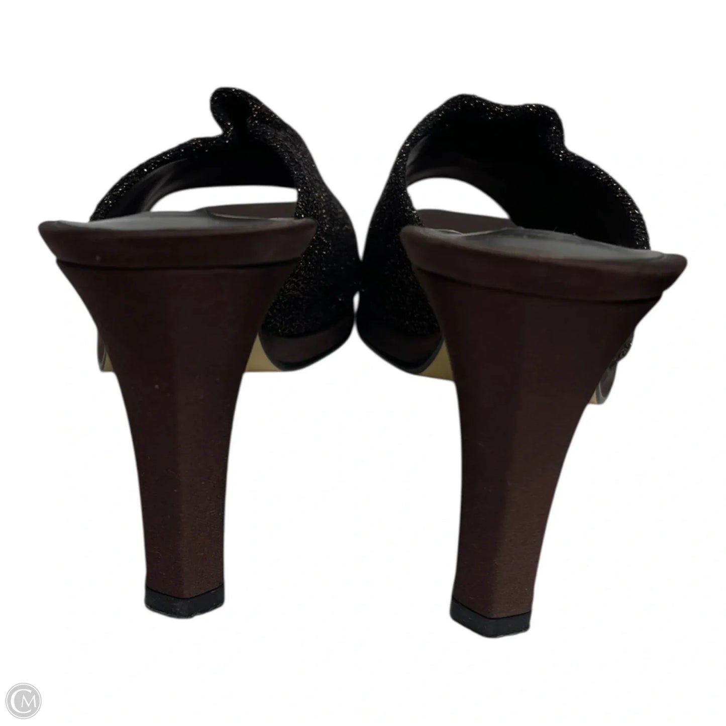 Sandals Heels Stiletto By Nina In Brown, Size: 7