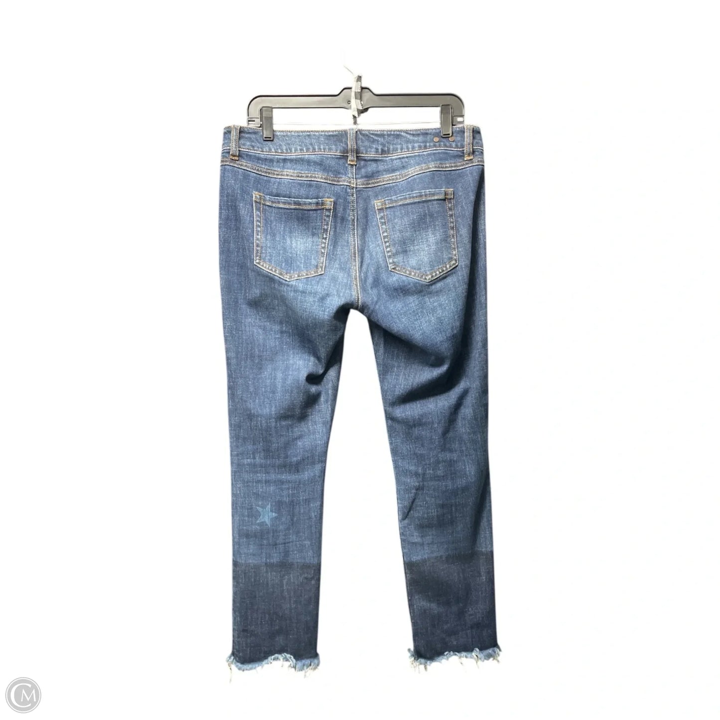 Jeans Boyfriend By Cabi In Blue Denim, Size: 4