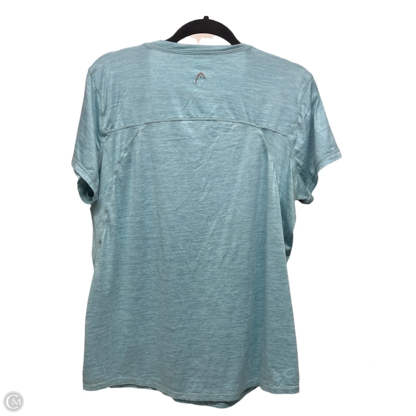 Athletic Top Short Sleeve By Head In Blue, Size: Xl