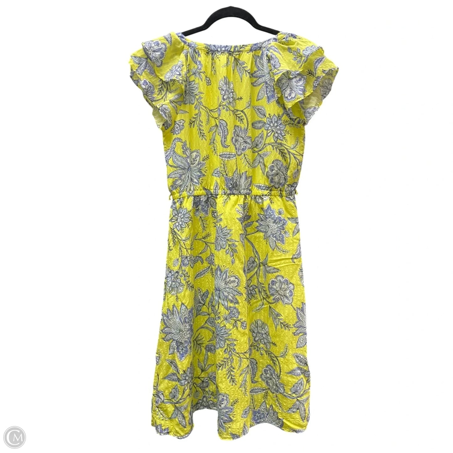 Dress Casual Short By Loft In Blue & Yellow, Size: Sp