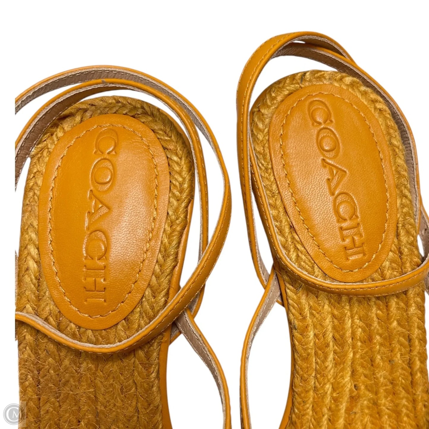 Shoes Designer By Coach In Orange, Size: 7.5