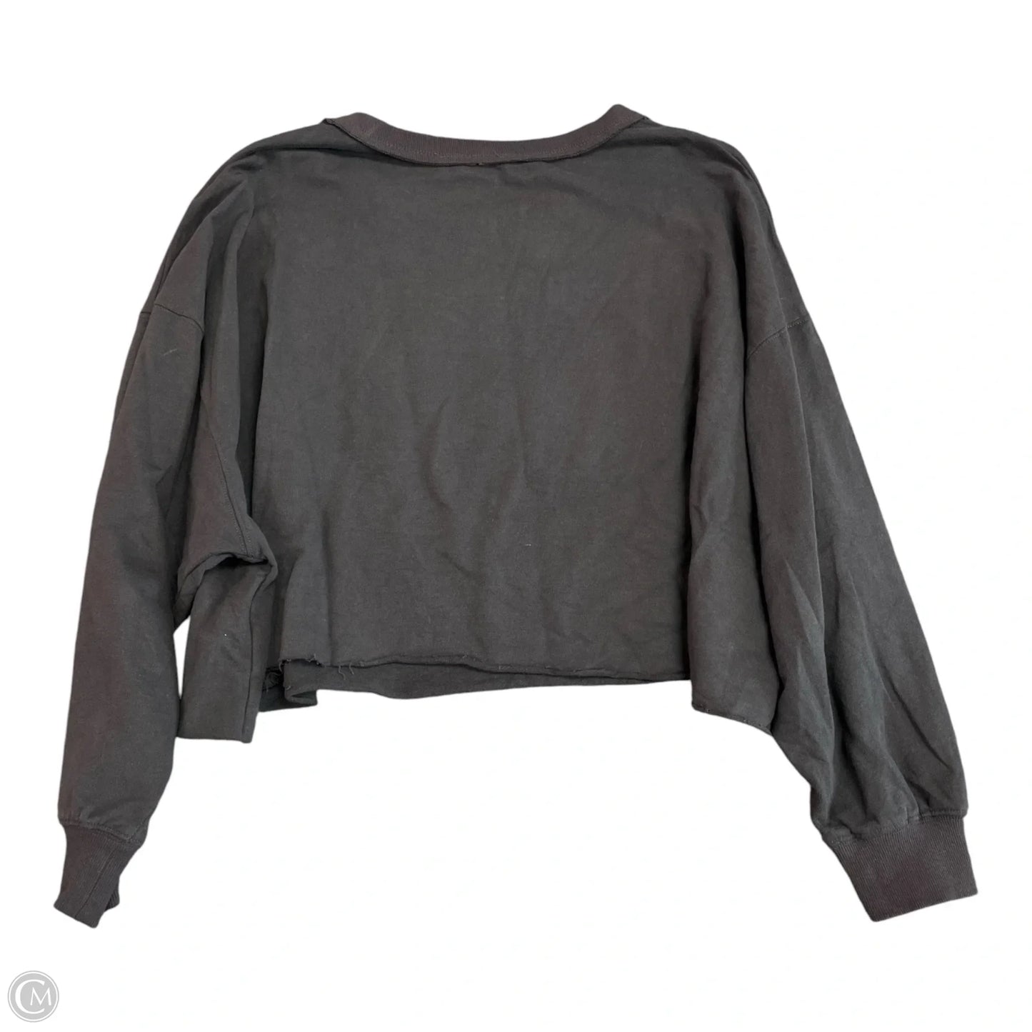 Top Long Sleeve By Peach Love Cream California In Grey, Size: S