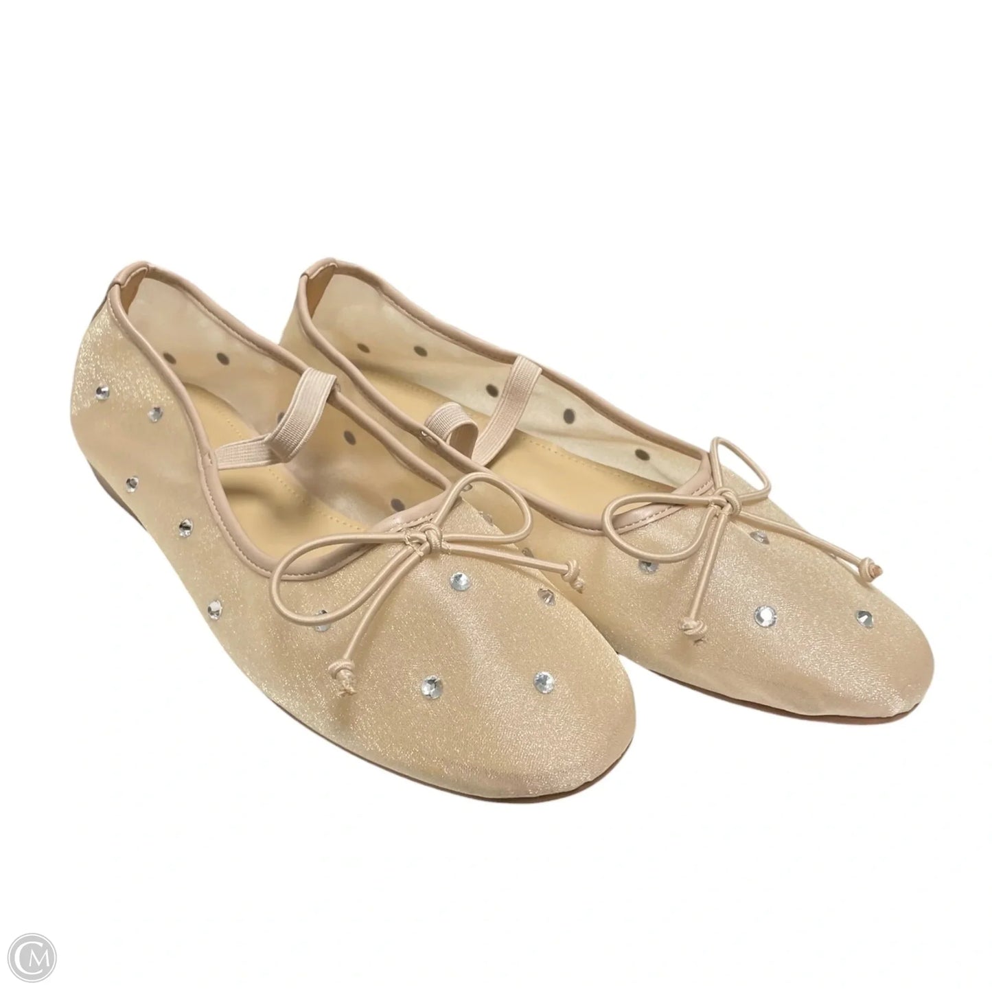 Shoes Flats By Clothes Mentor In Beige, Size: 8.5