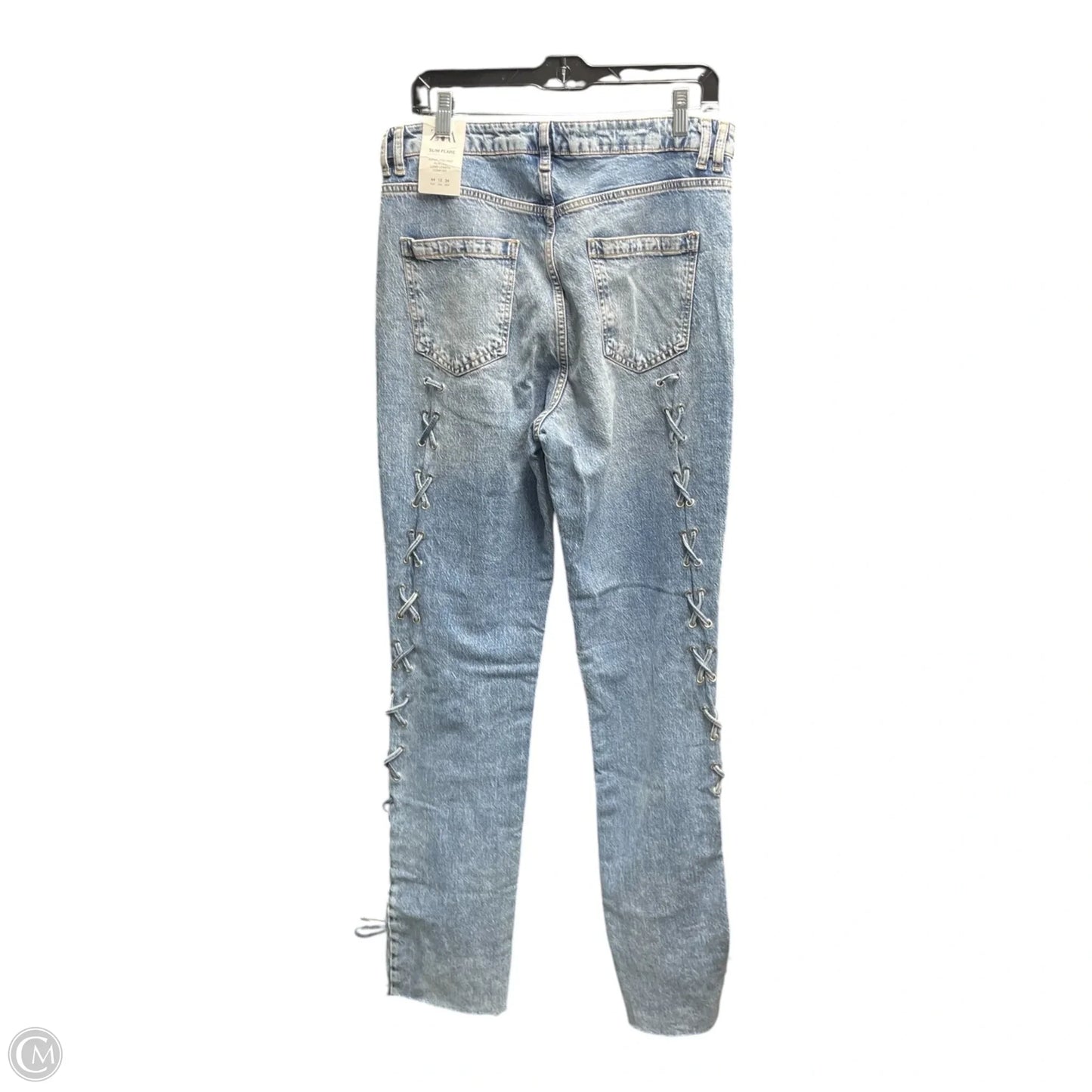 Jeans Flared By Zara In Blue, Size: 12