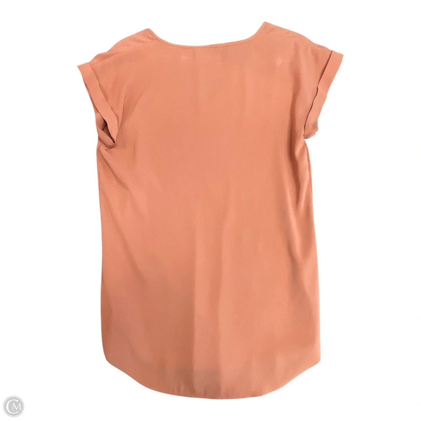 Top Short Sleeve By Express In Orange, Size: Xs