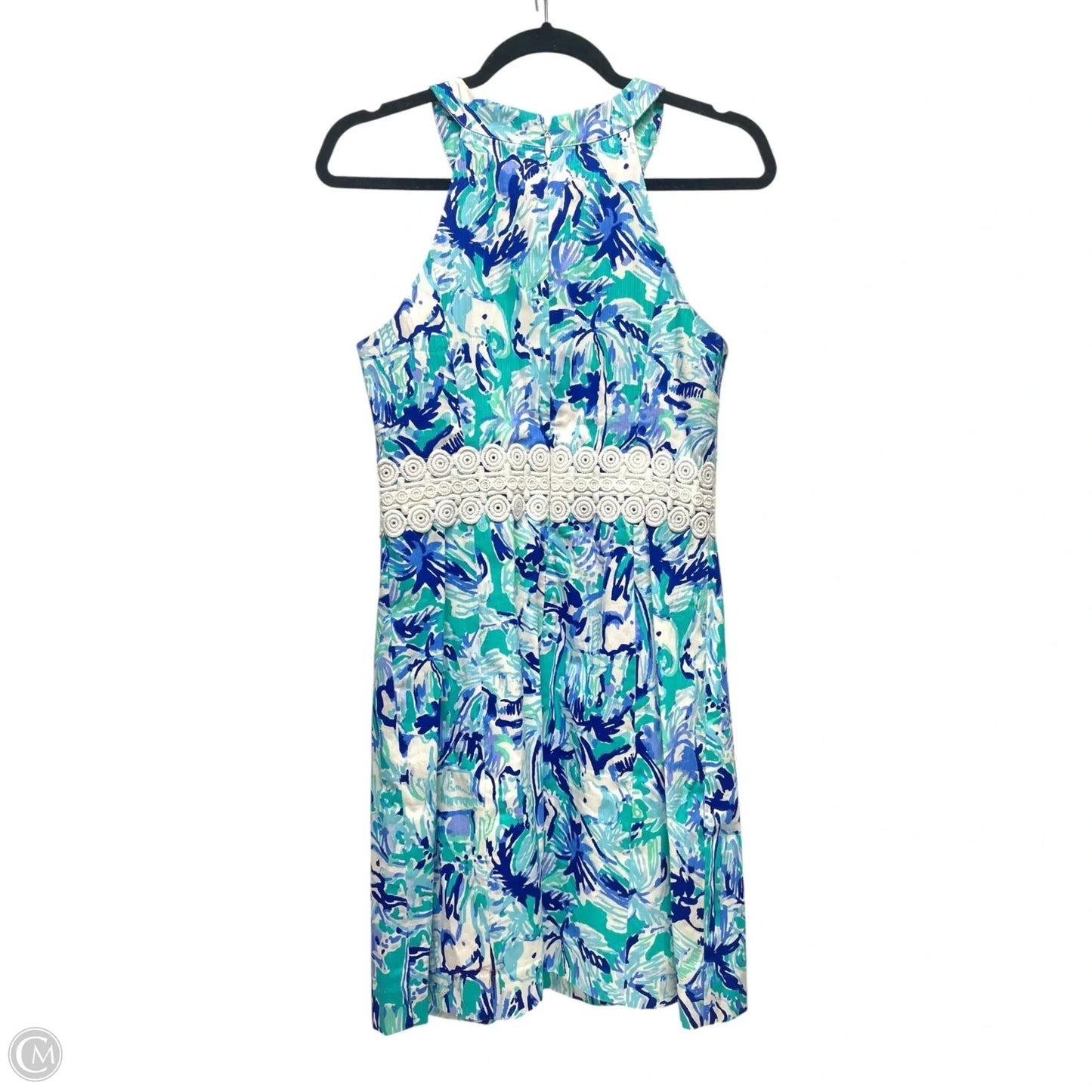 Dress Casual Short By Lilly Pulitzer In Blue & White, Size: 2