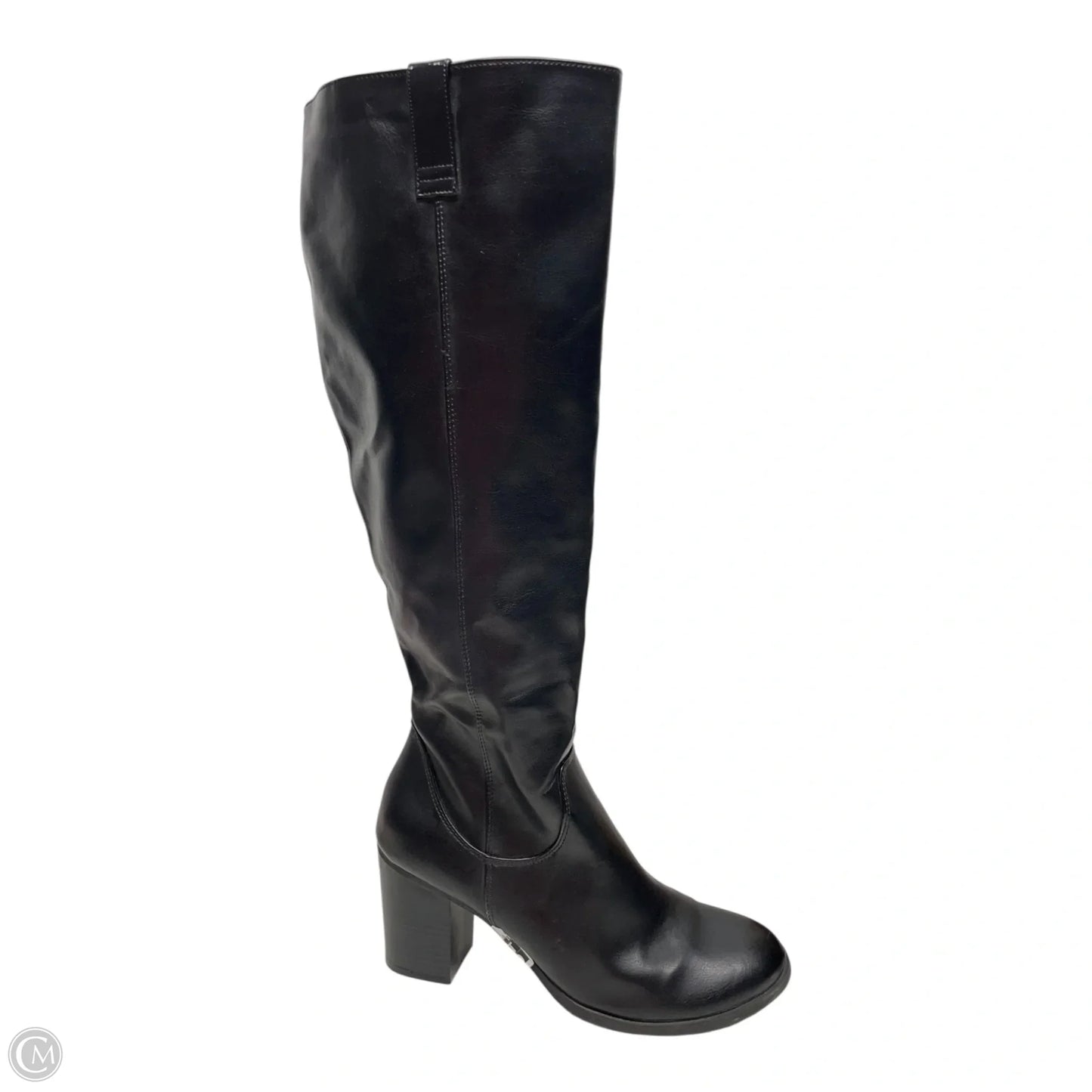Boots Knee Heels By Dexflex In Black, Size: 9.5