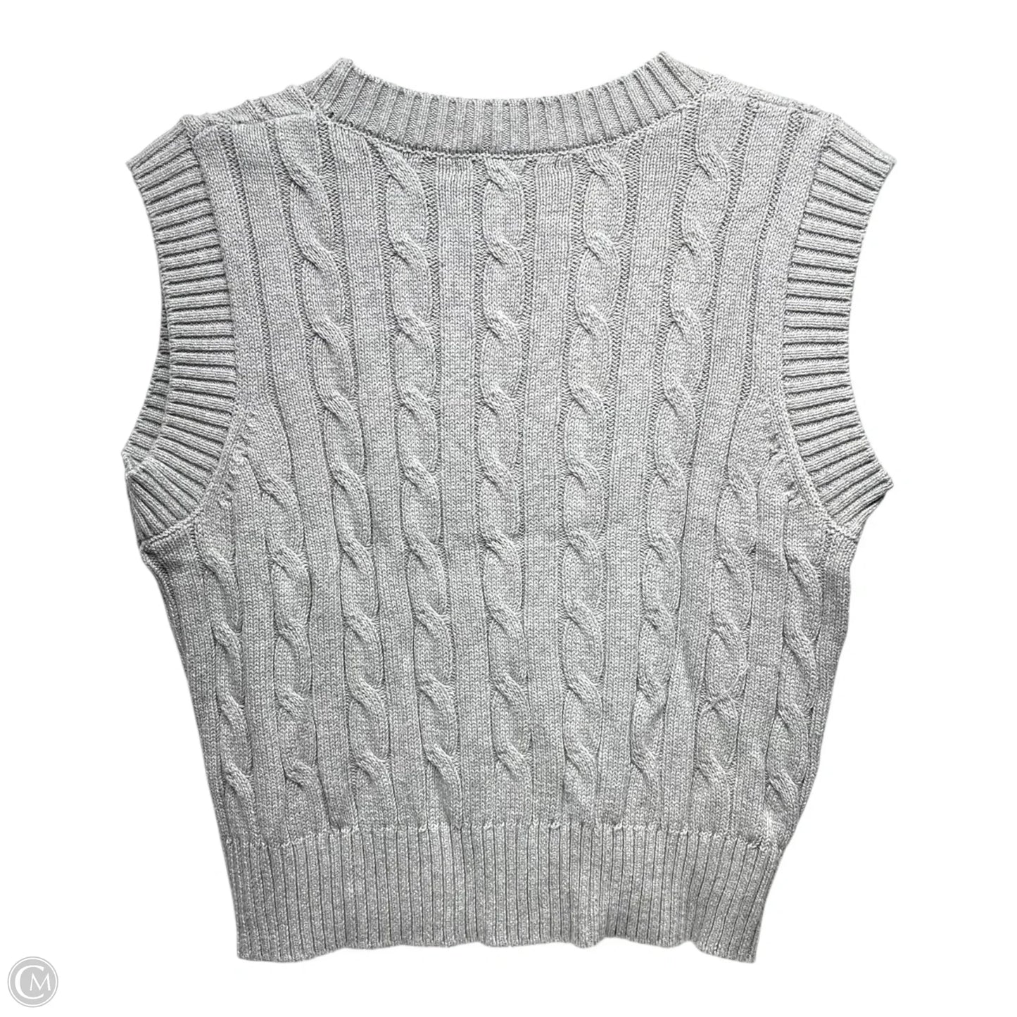 Vest Sweater By Forever 21 In Grey, Size: Xs