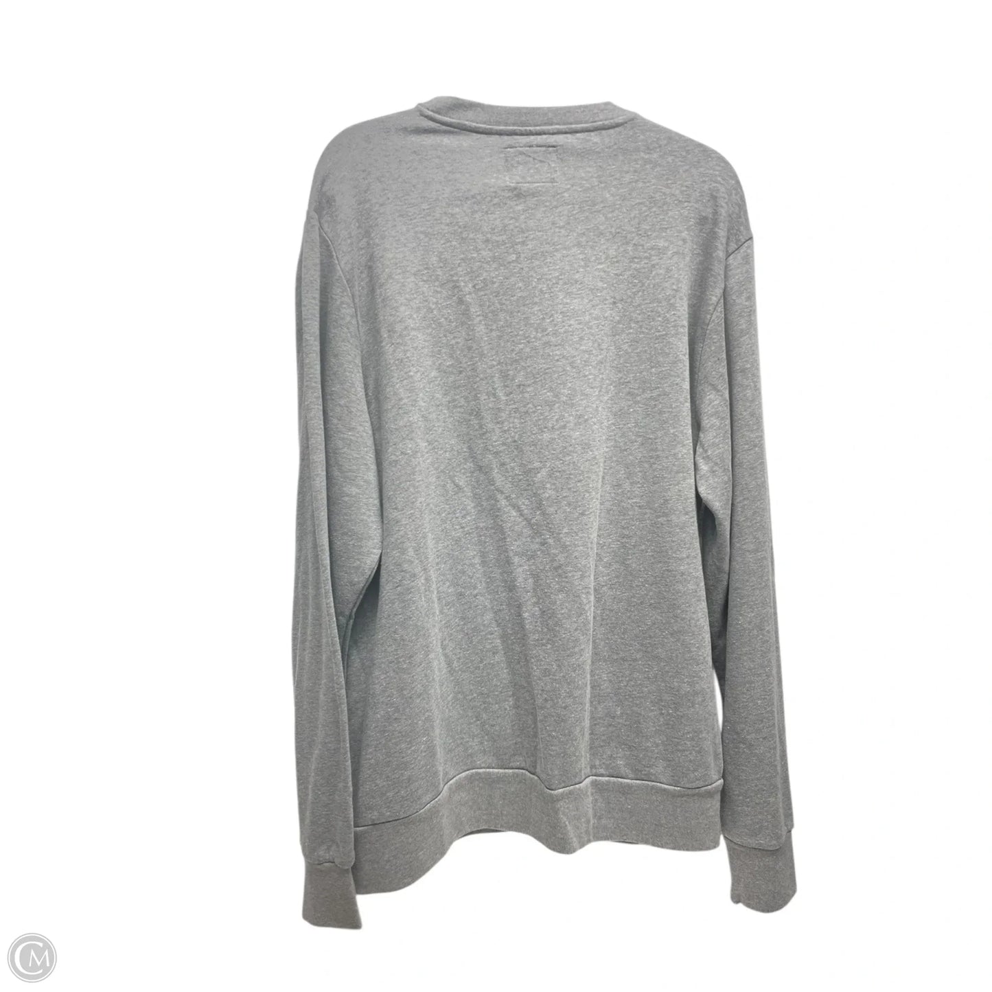 Sweatshirt Crewneck By Old Navy In Grey & Red, Size: Xl