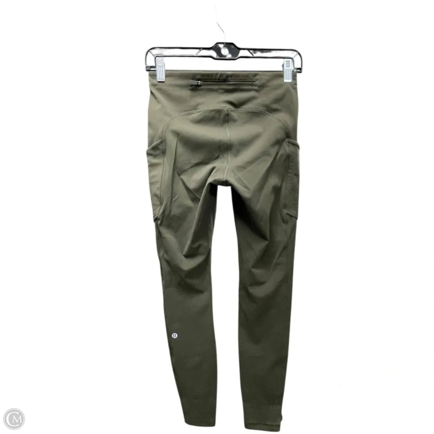 Athletic Leggings By Lululemon In Green, Size: 6