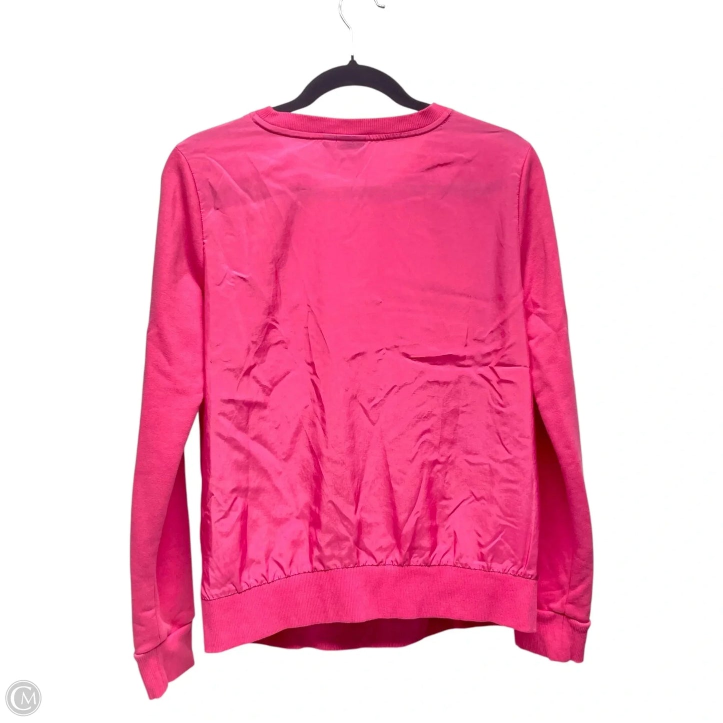 Athletic Sweatshirt Crewneck By Adidas In Pink, Size: S