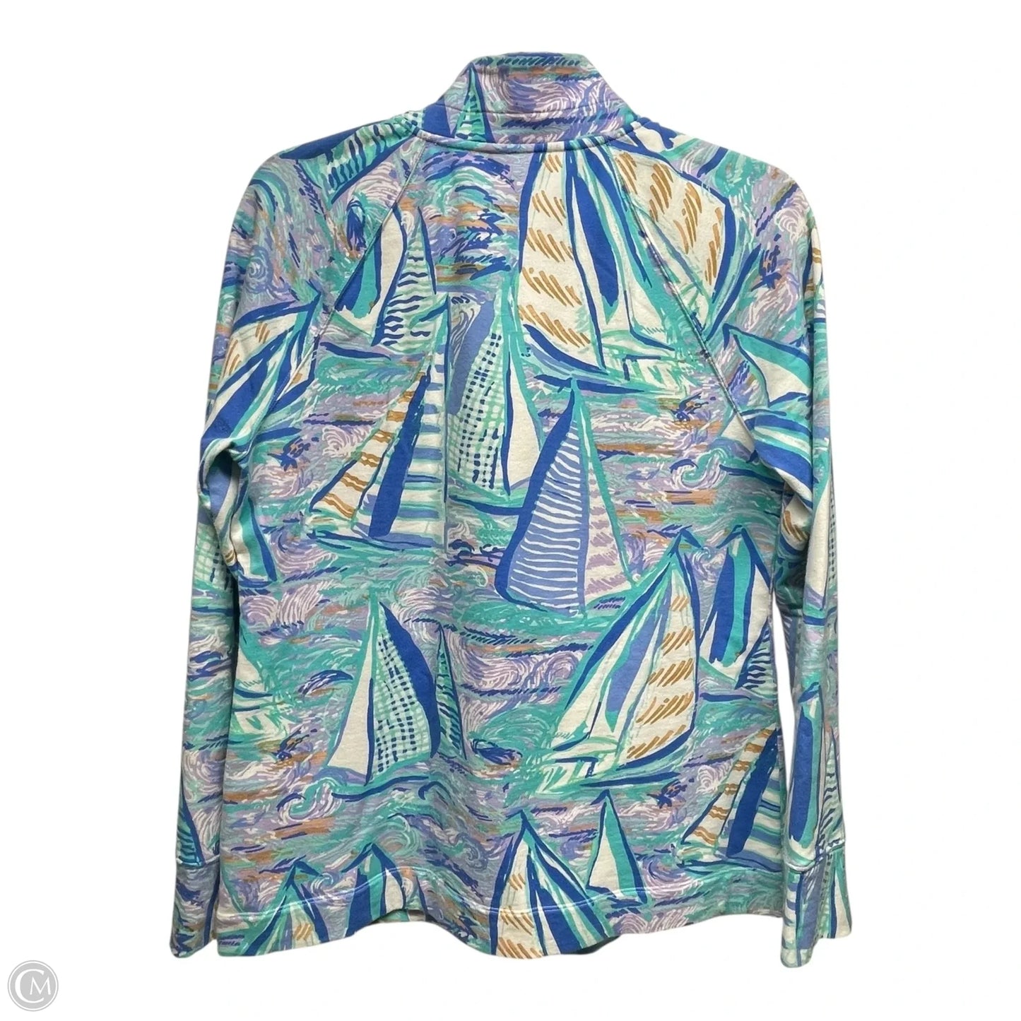 Sweatshirt Designer By Lilly Pulitzer In Nautical Print, Size: M