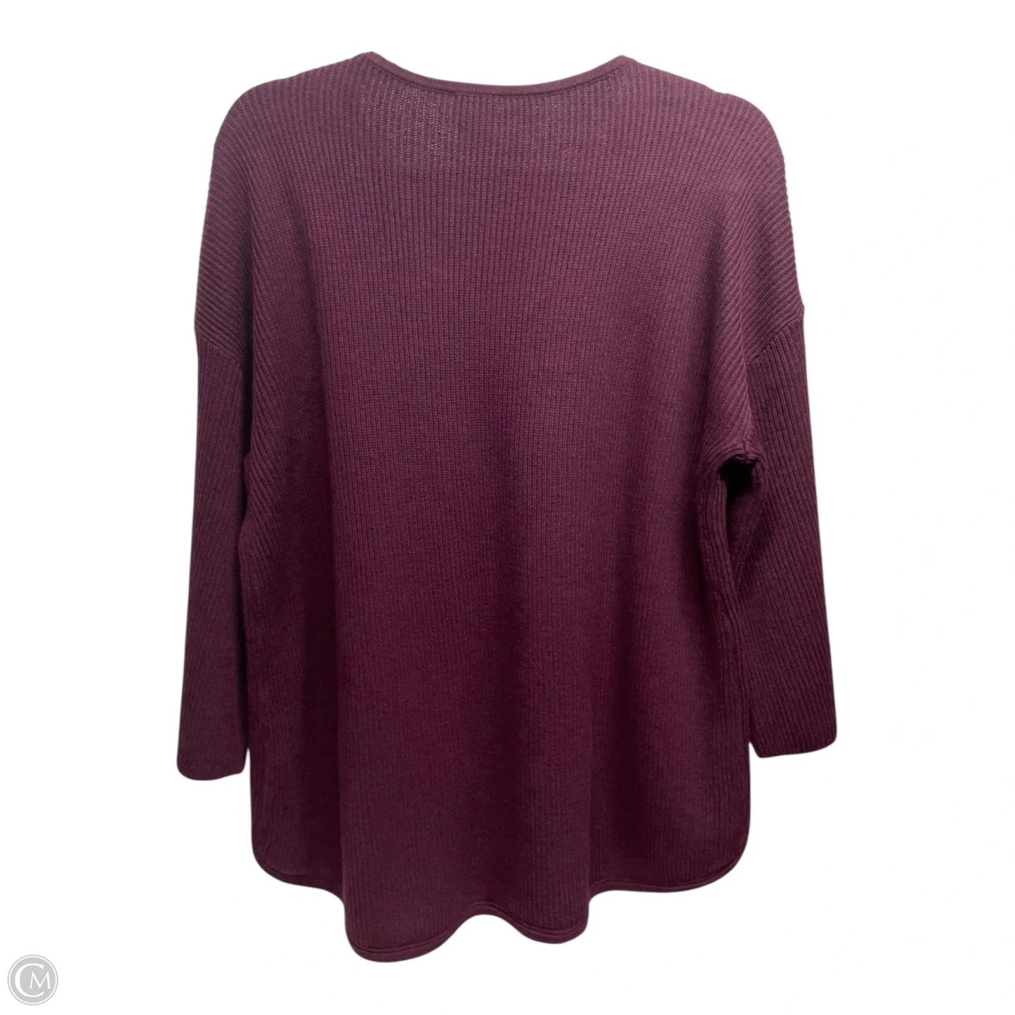 Sweater By Chicos In Purple, Size: Xl