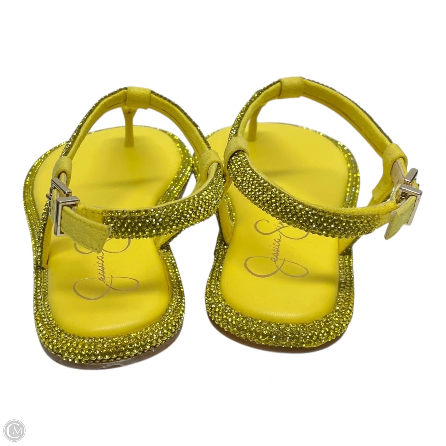 Sandals Flats By Jessica Simpson In Yellow, Size: 5.5