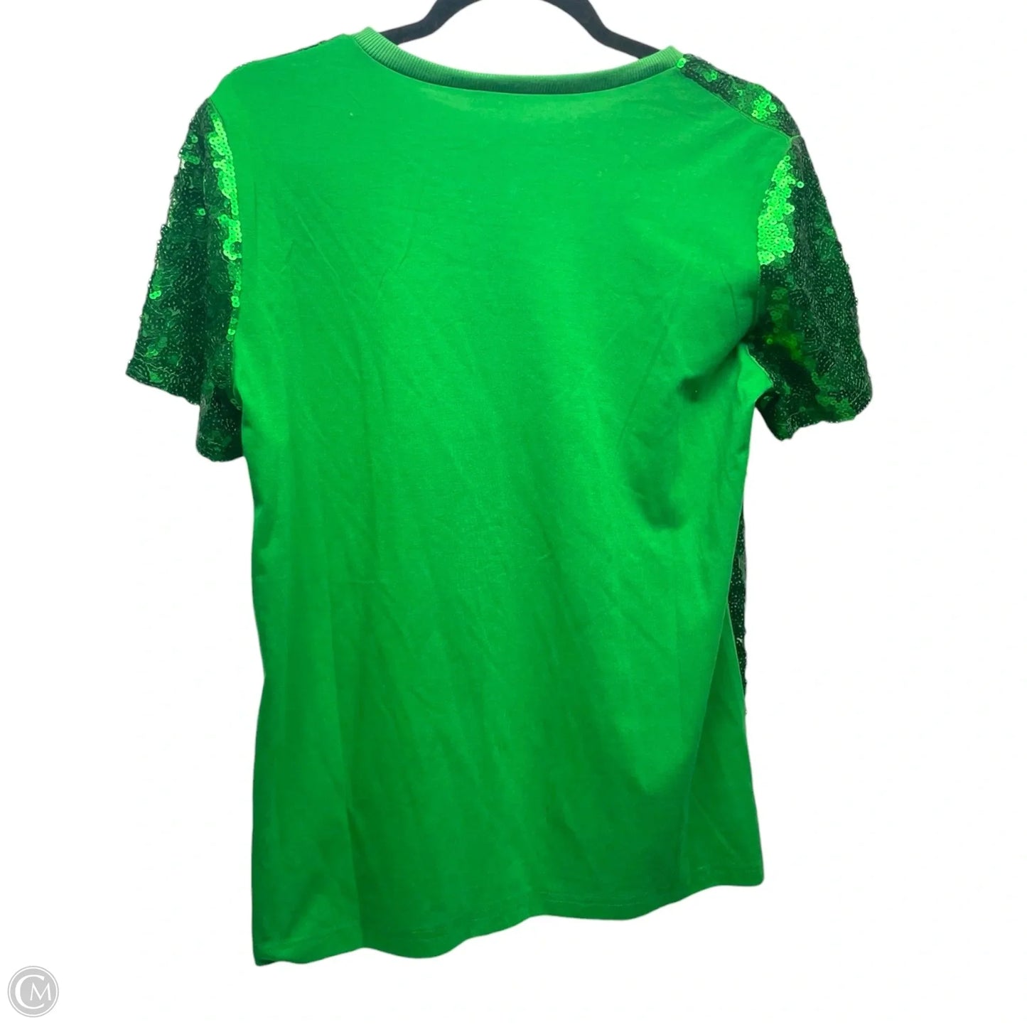 Top Short Sleeve By Why Dress In Green, Size: M