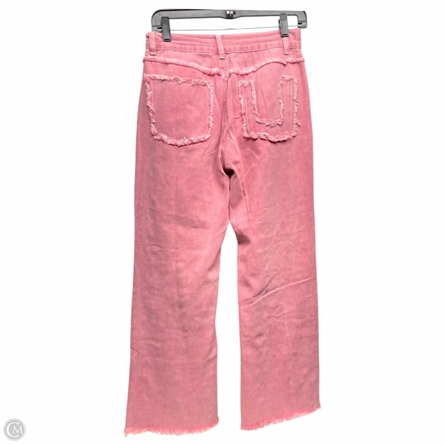Jeans Wide Leg By Pol In Pink, Size: S