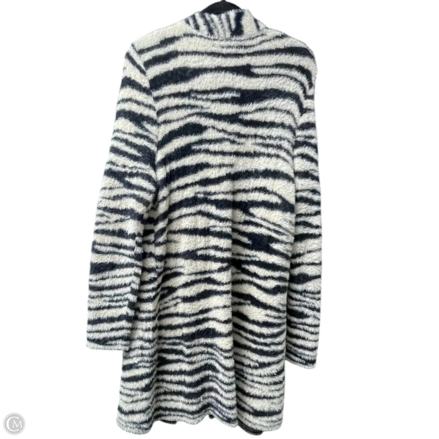 Cardigan By Loft In Zebra Print, Size: L