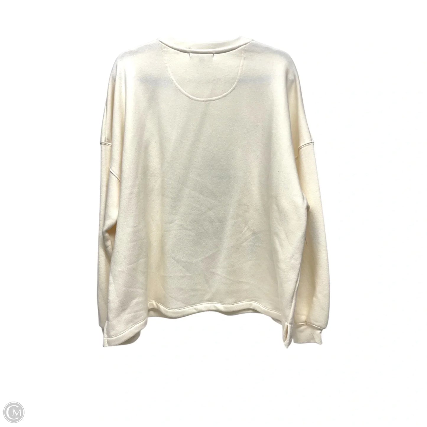 Sweatshirt Crewneck By State Of Mine In Cream, Size: Xxl