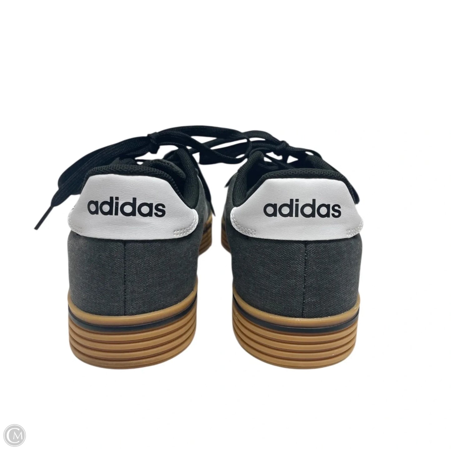 Shoes Sneakers By Adidas In Grey & White, Size: 8