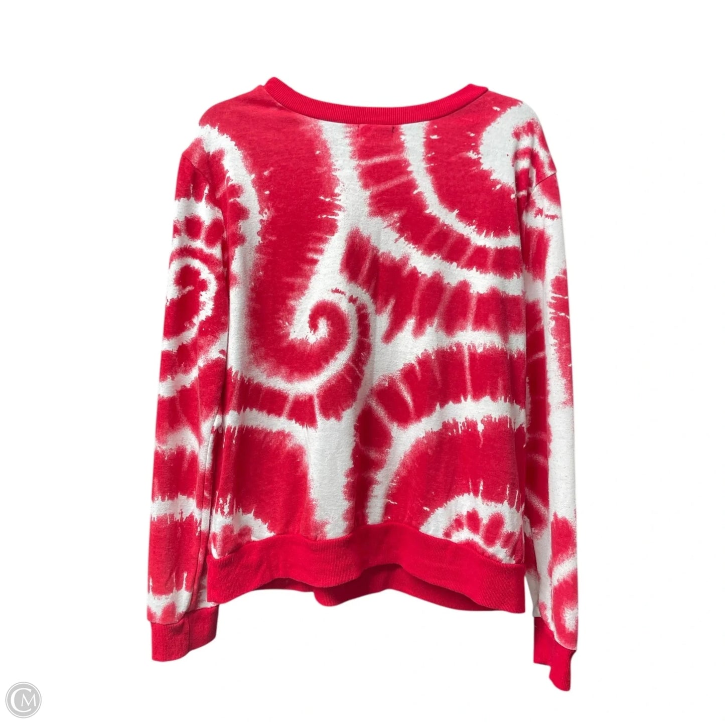 Sweatshirt Crewneck By Miss Chievous In Red & White, Size: Xl