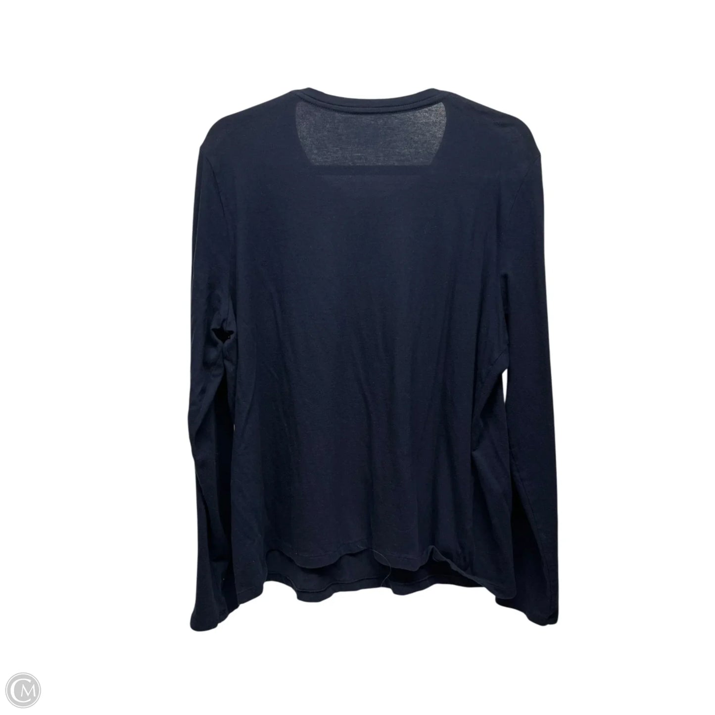 Top Long Sleeve By Time And Tru In Navy, Size: Xxl