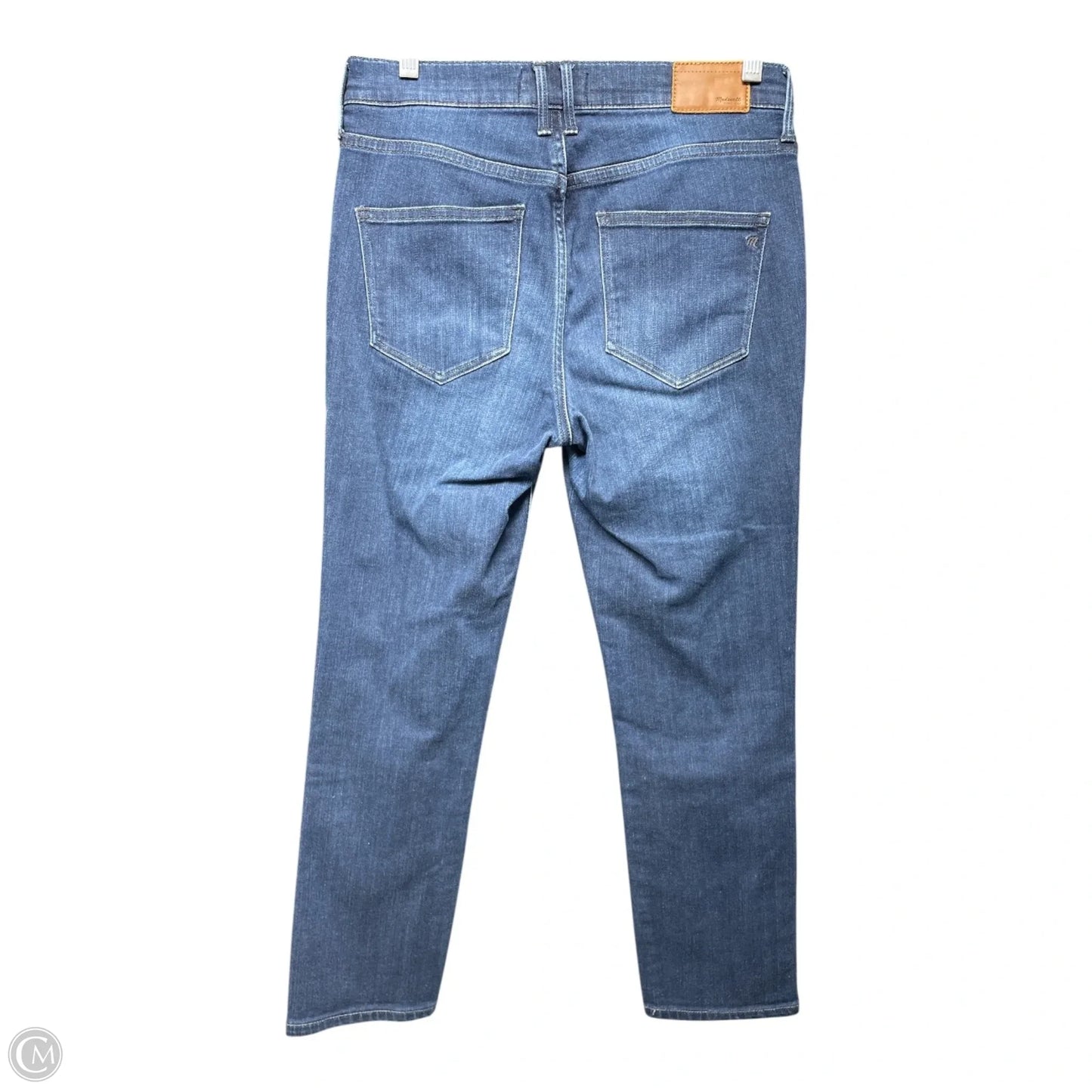 Jeans Straight By Madewell In Blue Denim, Size: 8