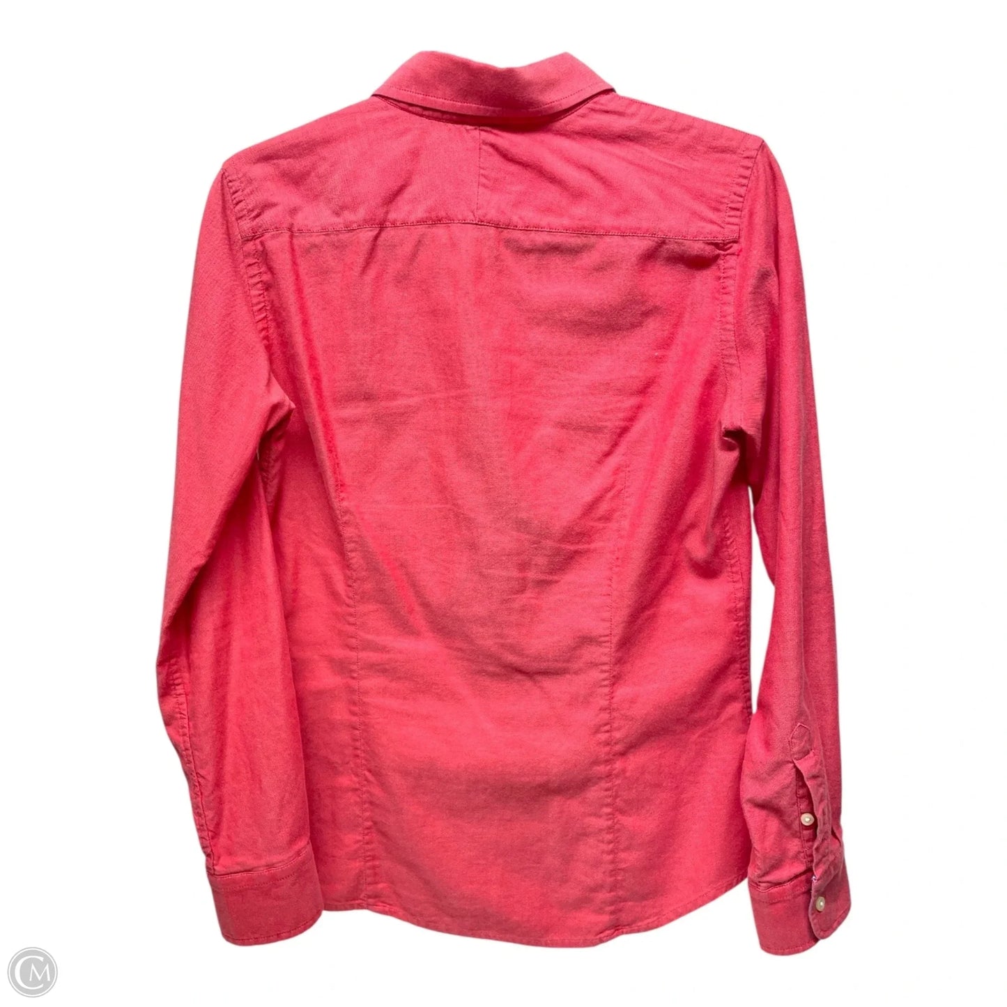 Top Long Sleeve By Banana Republic In Coral, Size: S