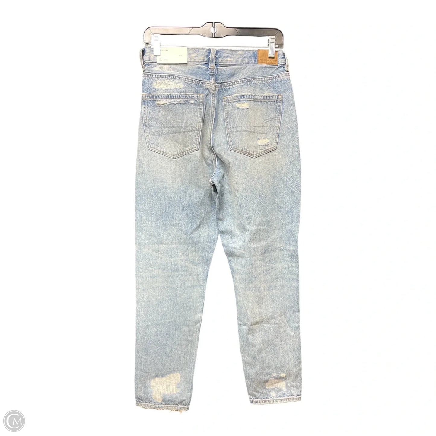 Jeans Boyfriend By American Eagle In Blue Denim, Size: 6