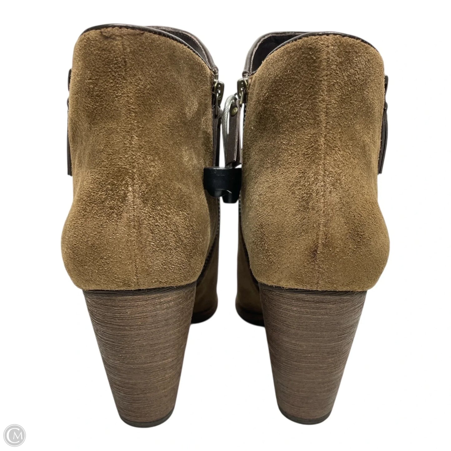 Boots Ankle Heels By Cole-haan In Brown, Size: 9.5
