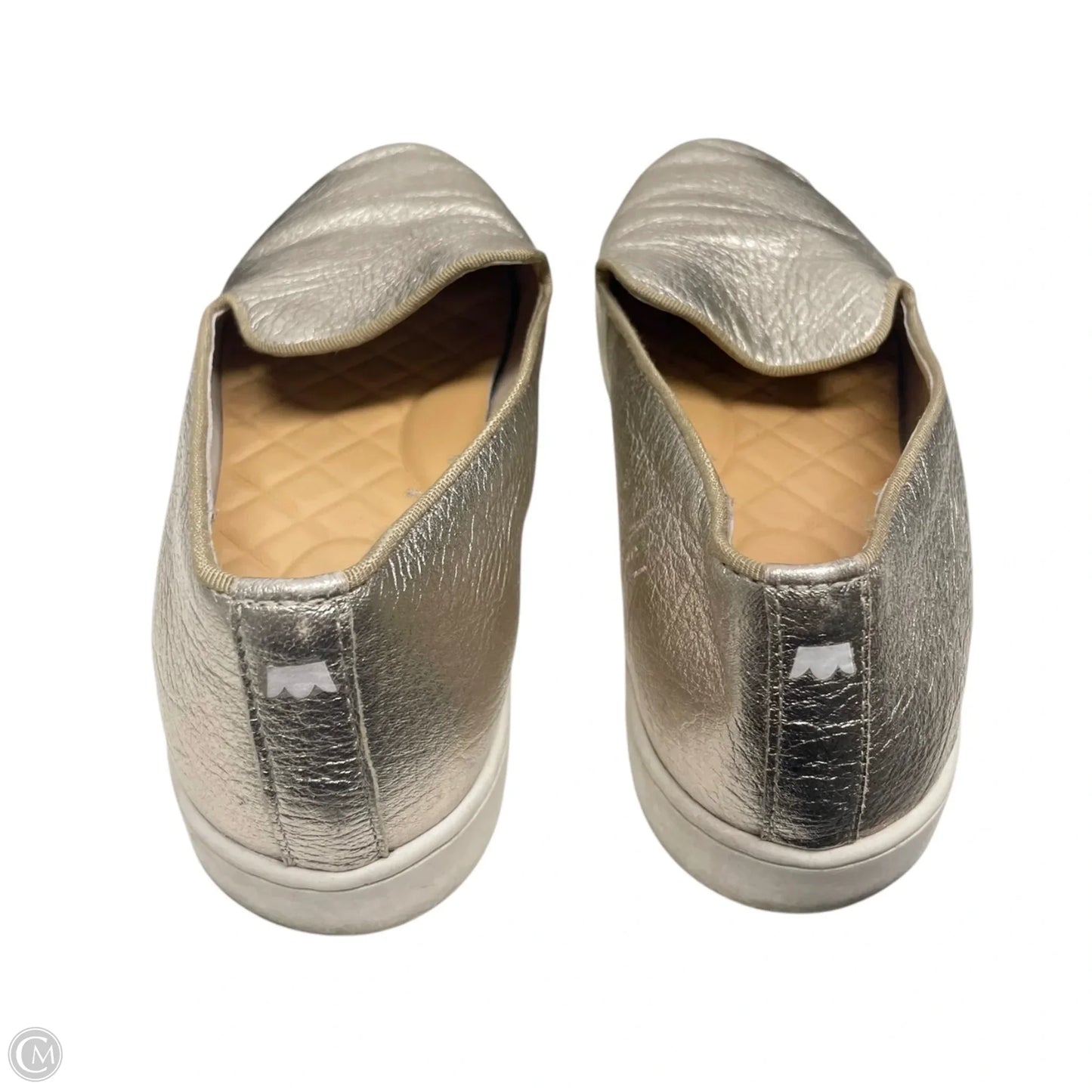 Shoes Flats By Birdies In Gold, Size: 6.5
